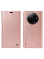 Калъф от еко кожа тип портмоне за Xiaomi Redmi A3 - розов