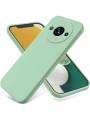 Предпазен удароустойчив силиконов гръб с каишка за Xiaomi Redmi A3x - зелен