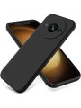 Предпазен удароустойчив силиконов гръб с каишка за Xiaomi Redmi A3x - черен