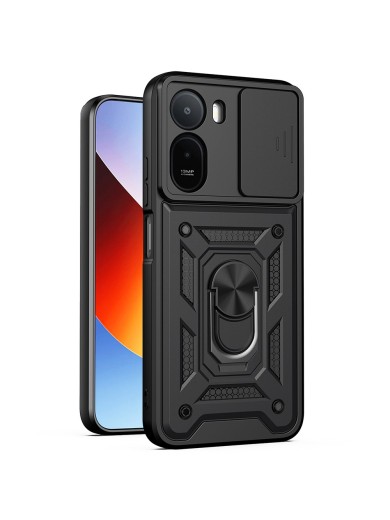 Удароустойчив предпазен гръб за Xiaomi Redmi A7 Pro 4G - черен Удароустойчив предпазен гръб за Xiaomi Redmi A7 Pro 4G - черен