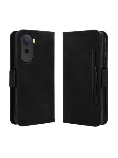 Калъф от еко кожа тип портмоне за Xiaomi Redmi A7 Pro - черен