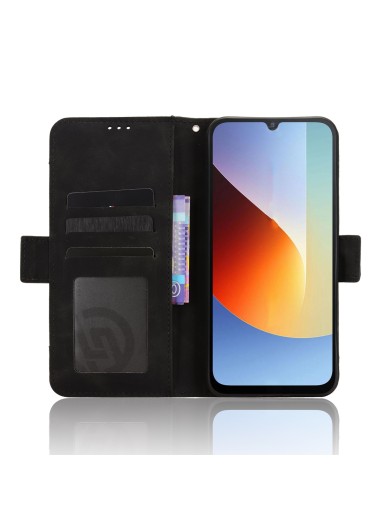 Калъф от еко кожа тип портмоне за Xiaomi Redmi A7 Pro - черен