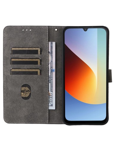 Калъф от еко кожа тип портмоне с RFID блокиране за Xiaomi Redmi A7 Pro - черен