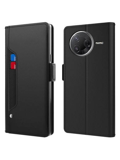 Калъф от еко кожа тип портмоне с огледало за Xiaomi Redmi K80