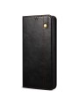 Калъф от еко кожа тип портмоне за Xiaomi Redmi K80 Pro - черен