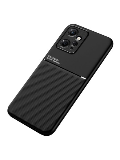 Гръб с покритие от еко кожа за Xiaomi Redmi Note 12 4G - черен Гръб с покритие от еко кожа за Xiaomi Redmi Note 12 4G - черен