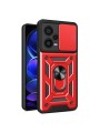 Удароустойчив предпазен гръб за Xiaomi Redmi Note 12 Pro+ - червен