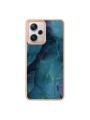 Предпазен удароустойчив гръб с мраморни шарки за Xiaomi Redmi Note 12 Pro+ - зелен