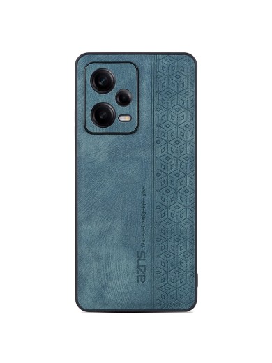 Противоплъзгащ се тънък гръб от еко кожа за Xiaomi Redmi Note 12 Pro+ - зелен