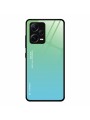 Предпазен гръб от закалено стъкло за Xiaomi Redmi Note 12 Pro+ - син и зелен