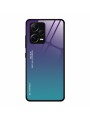 Предпазен гръб от закалено стъкло за Xiaomi Redmi Note 12 Pro+ - лилав и син