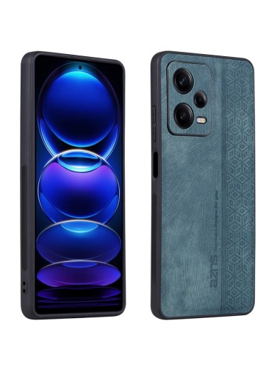 Противоплъзгащ се тънък гръб от еко кожа за Xiaomi Redmi Note 12 Pro+ - зелен