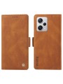 Калъф от еко кожа тип портмоне за Xiaomi Redmi Note 12 Pro+ - кафяв