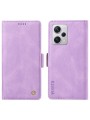 Калъф от еко кожа тип портмоне за Xiaomi Redmi Note 12 Pro+ - лилав