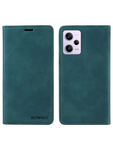 Калъф от еко кожа тип портмоне с RFID блокираща технология за Xiaomi Redmi Note 12 Pro+ - зелен Калъф от еко кожа тип портмоне с RFID блокираща технология за Xiaomi Redmi Note 12 Pro+ - зелен