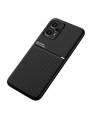 Гръб с покритие от еко кожа за Xiaomi Redmi Note 12 Turbo - черен
