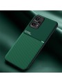 Гръб с покритие от еко кожа за Xiaomi Redmi Note 12 Turbo - зелен