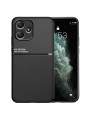 Гръб с покритие от еко кожа за Xiaomi Redmi Note 12R - черен