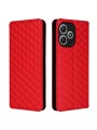 Калъф от еко кожа тип портмоне за Xiaomi Redmi Note 12R - червен