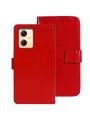 Калъф от еко кожа тип портмоне за Xiaomi Redmi Note 12R Pro - червен