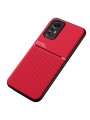 Гръб с покритие от еко кожа за Xiaomi Redmi Note 12S - червен