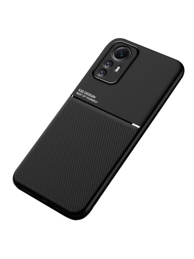 Гръб с покритие от еко кожа за Xiaomi Redmi Note 12S - черен Гръб с покритие от еко кожа за Xiaomi Redmi Note 12S - черен