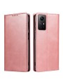 Калъф от еко кожа тип портмоне за Xiaomi Redmi Note 12S - розов