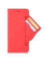 Калъф от еко кожа тип портмоне за Xiaomi Redmi Note 12T Pro - червен