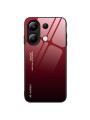 Предпазен гръб от закалено стъкло за Xiaomi Redmi Note 13 4G - червен и черен