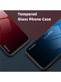 Предпазен гръб от закалено стъкло за Xiaomi Redmi Note 13 4G - червен и черен
