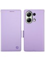 Калъф от еко кожа тип портмоне за Xiaomi Redmi Note 13 4G - лилав