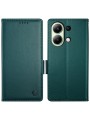 Калъф от еко кожа тип портмоне за Xiaomi Redmi Note 13 4G - зелен