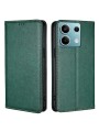 Калъф от еко кожа тип портмоне за Xiaomi Redmi Note 13 4G - зелен