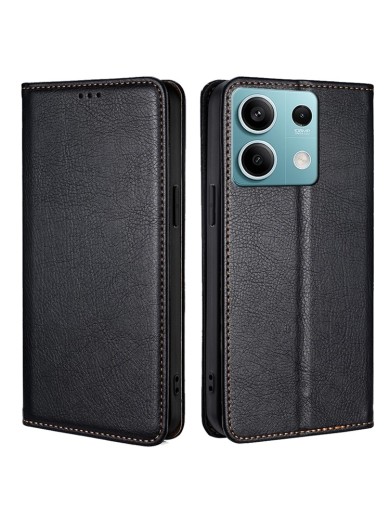 Калъф от еко кожа тип портмоне за Xiaomi Redmi Note 13 4G - черен Калъф от еко кожа тип портмоне за Xiaomi Redmi Note 13 4G - черен