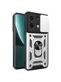 Удароустойчив предпазен гръб за Xiaomi Redmi Note 13 - сребрист
