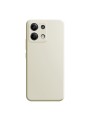 Устойчив на надраскване мек силиконов гръб за телефон за Xiaomi Redmi Note 13 - бял
