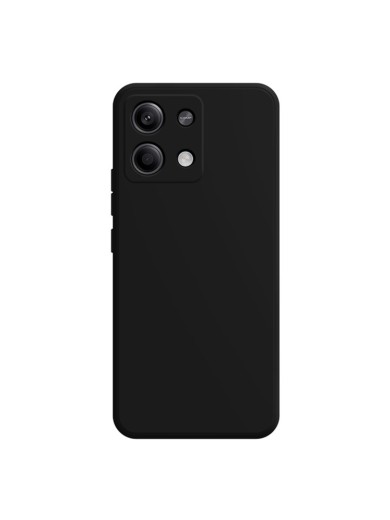 Устойчив на надраскване мек силиконов гръб за телефон за Xiaomi Redmi Note 13 - черен