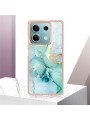 Предпазен удароустойчив гръб с цветни шарки за Xiaomi Redmi Note 13 - зелен