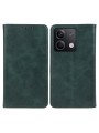 Калъф от еко кожа тип портмоне за Xiaomi Redmi Note 13 - зелен