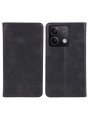 Калъф от еко кожа тип портмоне за Xiaomi Redmi Note 13 - черен