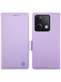 Калъф от еко кожа тип портмоне за Xiaomi Redmi Note 13 - лилав