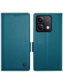 Калъф от еко кожа тип портмоне за Xiaomi Redmi Note 13 - син