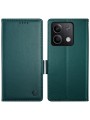 Калъф от еко кожа тип портмоне за Xiaomi Redmi Note 13 - зелен