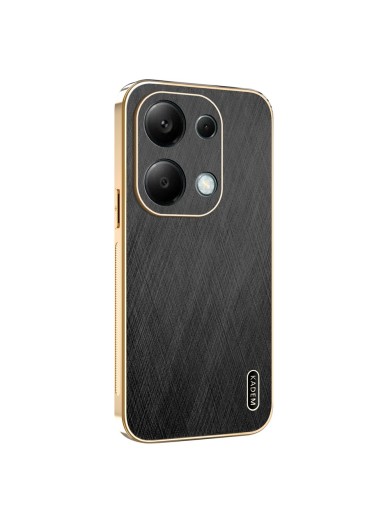 Предпазен удароустойчив гръб с галванизирана рамка за Xiaomi Redmi Note 13 Pro 4G - черен Предпазен удароустойчив гръб с галванизирана рамка за Xiaomi Redmi Note 13 Pro 4G - черен