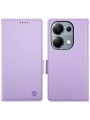 Калъф от еко кожа тип портмоне за Xiaomi Redmi Note 13 Pro 4G - лилав