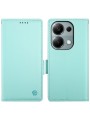 Калъф от еко кожа тип портмоне за Xiaomi Redmi Note 13 Pro 4G - зелен