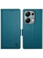 Калъф от еко кожа тип портмоне за Xiaomi Redmi Note 13 Pro 4G - син