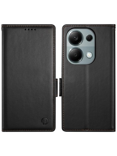 Калъф от еко кожа тип портмоне за Xiaomi Redmi Note 13 Pro 4G - черен Калъф от еко кожа тип портмоне за Xiaomi Redmi Note 13 Pro 4G - черен