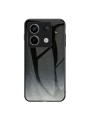 Предпазен гръб от закалено стъкло с шарки на звездно небе за Xiaomi Redmi Note 13 Pro - черен