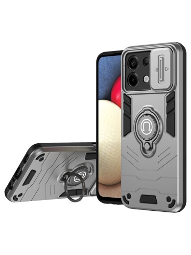 Удароустойчив предпазен гръб за Xiaomi Redmi Note 13 Pro - сив